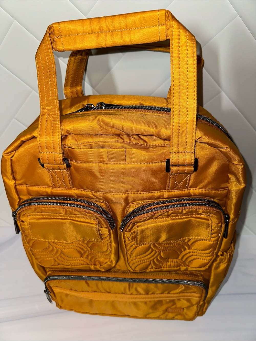 Lug Jumper Backpack Amber Yellow New!